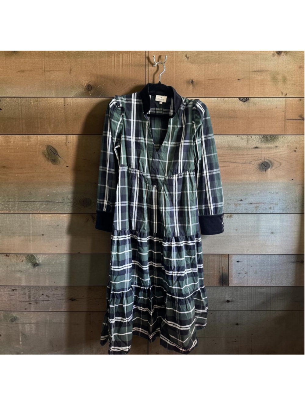 Women's Tuckernuck Plaid Midi Dress, Size M